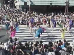 Asakusa Samba Festival Stock Footage