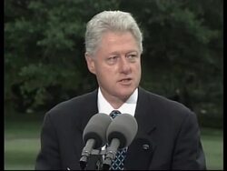 USA: CAMP DAVID SUMMIT : BILL CLINTON News Clip