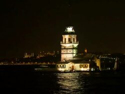 HD: Maiden Tower, Istanbul, TURKEY Stock Footage