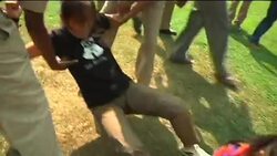 Tibetan protesters clash with police, try and enter Chinese embassy News Clip