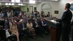 President Barack Obama expressed sadness Thursday at the shooting at a black church in Charleston, South Carolina, saying the event shows the need for a national discussion on gun violence. (June 18) Instructional Video