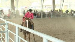 Shooting contest on horseback in Iowa News Clip