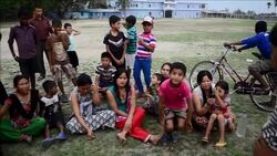 CLEAN : Nepal: people staying in the streets after earthquake News Clip