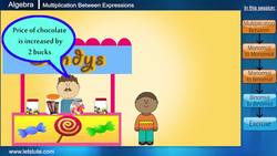 Basics of Algebra: Multiplication of Expressions Instructional Video