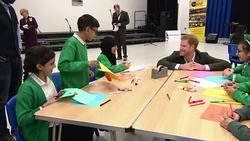Prince Harry visits the Yes You Can project at Hamilton Community College in Leicester News Clip