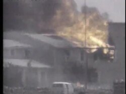 Montage, siege at Branch Davidian cult compound Stock Footage