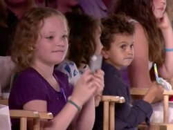 ATMOSPHERE -  Guests at Heidi Klum Presents Her Holiday Truly Scrumptious Collection For Babies"R"Us At Kids Fashion Week In NYC  Stock Footage