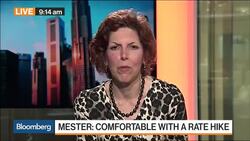 Fed's Mester Sees Inflation Moving Toward 2% Goal News Clip