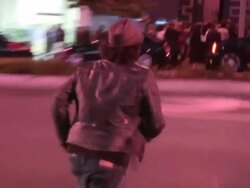 Thierry Guetta Mr Brainwash at Bootsy Bellows in Stock Footage