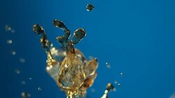 Beverage splash Stock Footage