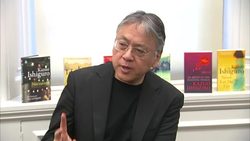 Kazuo Ishiguro gives a press conference after being announced as the winner of the Nobel Prize for Literature News Clip