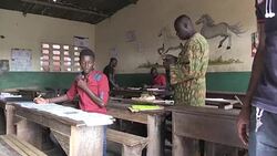 CLEAN : Ivory Coast Voters pick up cards as election approaches News Clip