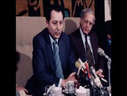 UPITN 14 1 77 AMBASSADOR MORDECHAI GAZIT RECALLED FROM FRANCE News Clip