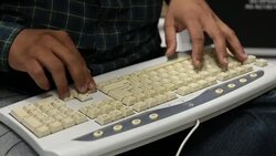 Man  repair a desktop PC. Stock Footage