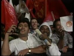 COLOMBIA: PRESIDENTIAL CANDIDATE SERPA ENDS CAMPAIGN TOUR News Clip