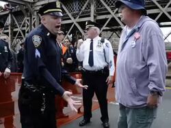 Occupy Wall Street protest Stock Footage