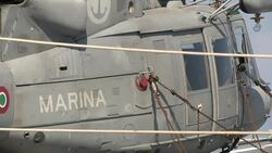 Preparations For EU Leaders Press Conference On Italian Aircraft Carrier Giuseppe Garibaldi News Clip