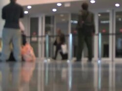 Arrivals Time Lapse 3 Stock Footage