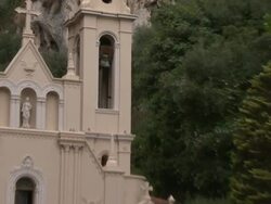 ATMOSPHERE Bells peeling and crowds at the Monaco Royal Wedding: Saint Devote's Church Appearance at Monaco . (Footage by WireImage Video/Getty Images Entertainment Video) Stock Footage
