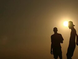 Football In Brazil - Morro Da Sao Carlos Favela Stock Footage