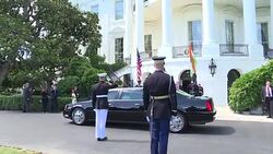 CLEAN : Trump welcomes Modi at White House for first meeting News Clip