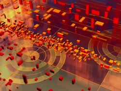 Abstract Dynamic Element 3D - LOOP Stock Footage