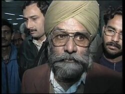 INDIA: HIJACKED AIRPLANE - RELATIVES AWAIT NEWS (2) News Clip