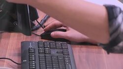 Nearly empty GP surgery waiting room News Clip