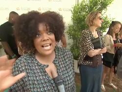 INTERVIEW: Yvette Nicole Brown at 23rd Annual 'A Time For Heroes' Celebrity Picnic Benefiting The Elizabeth Glaser Pediatric AIDS Foundation  Stock Footage
