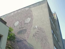 Leviathan Mural,TD, Stock Footage