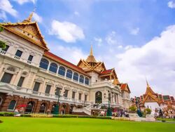 Clouds over the Palace. Stock Footage