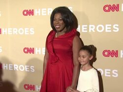 Lorraine Toussaint at 2014 CNN Heroes: An All Star Tribute - Red Carpet at American Museum of Natural History on November 18, 2014 in New York City Stock Footage