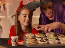 HD: Having Fun At Halloween Party Stock Footage