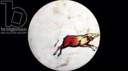 Animated 19th century thaumatrope with man trapped in a jar Stock Footage