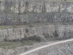 Limestone Quarry 3 Stock Footage