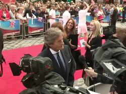 Nigel Havers at The Great British Premiere of Chariots of Fire at Leicester Square on July 10, 2012 in London, England (Footage by WireImage Video/Getty Images) Stock Footage