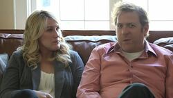 Couple Therapy, 2 shot, 'Thinking, then talking' Stock Footage