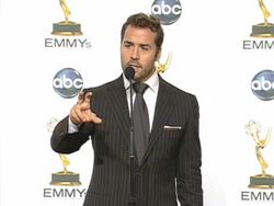 2008 Emmy Awards Press Room Stock Footage