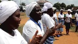 CLEAN : Liberia women fast pray sing to bid riddance to Ebola News Clip