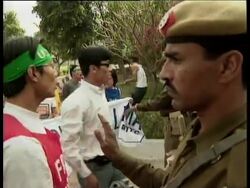 Protest on anniversary of Tibetan uprising against China News Clip