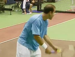 Advanta Presents WTT Smash Hits Celebrity Tennis Tournament Stock Footage