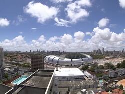 Construction At Arena Das Dunas, Natal Stock Footage