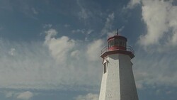 Prince Edward Island Lighthouse Stock Footage