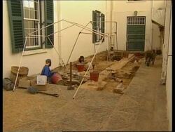 SOUTH AFRICA: EXCAVATION OF SLAVE CELLAR News Clip