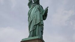 HD VDO : Statue of Liberty Stock Footage