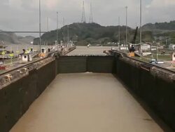 Panama Canal Time-lapse Stock Footage