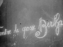 WWI railroad gun Stock Footage