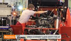 German Government Slashes Growth Forecast News Clip