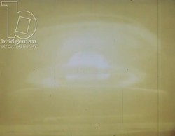 Explosion of RDS-37, the Soviet Union's first two-stage H-bomb, first tested at the Semipalatinsk test site, November 22nd 1955 (2K resolution) Stock Footage