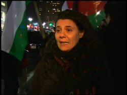 Protest against Israeli airstrikes on Gaza strip News Clip